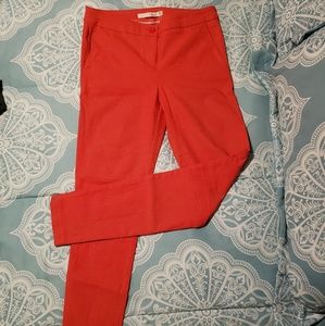 Coral tapered slacks